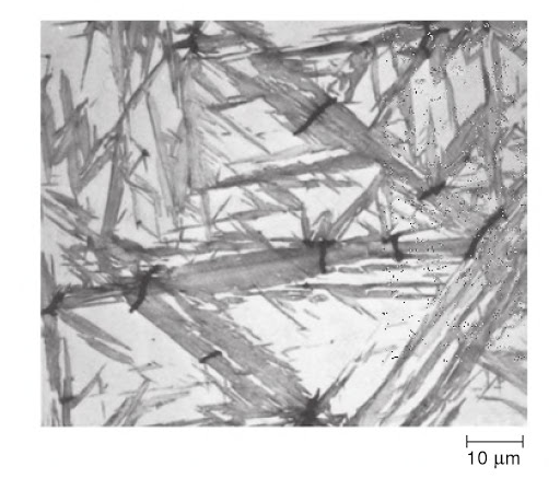 microcracks in plate martensite